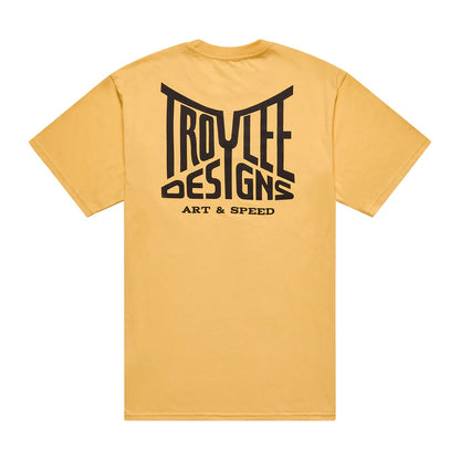 Troy Lee Designs Handlebar Short Sleeve Tee - Bleached Melon