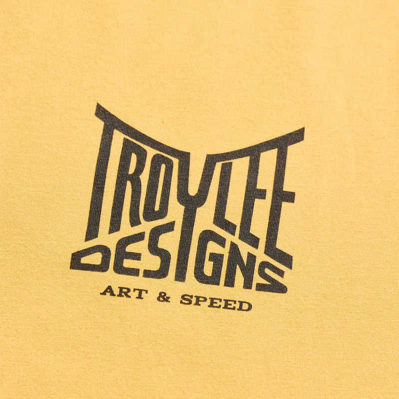 Troy Lee Designs Handlebar Short Sleeve Tee - Bleached Melon