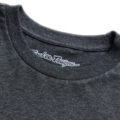 Troy Lee Designs Imprint Short Sleeve Tee - Black Heather