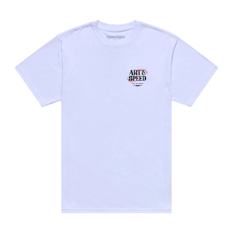 Troy Lee Designs Pink Slips Short Sleeve Tee - White