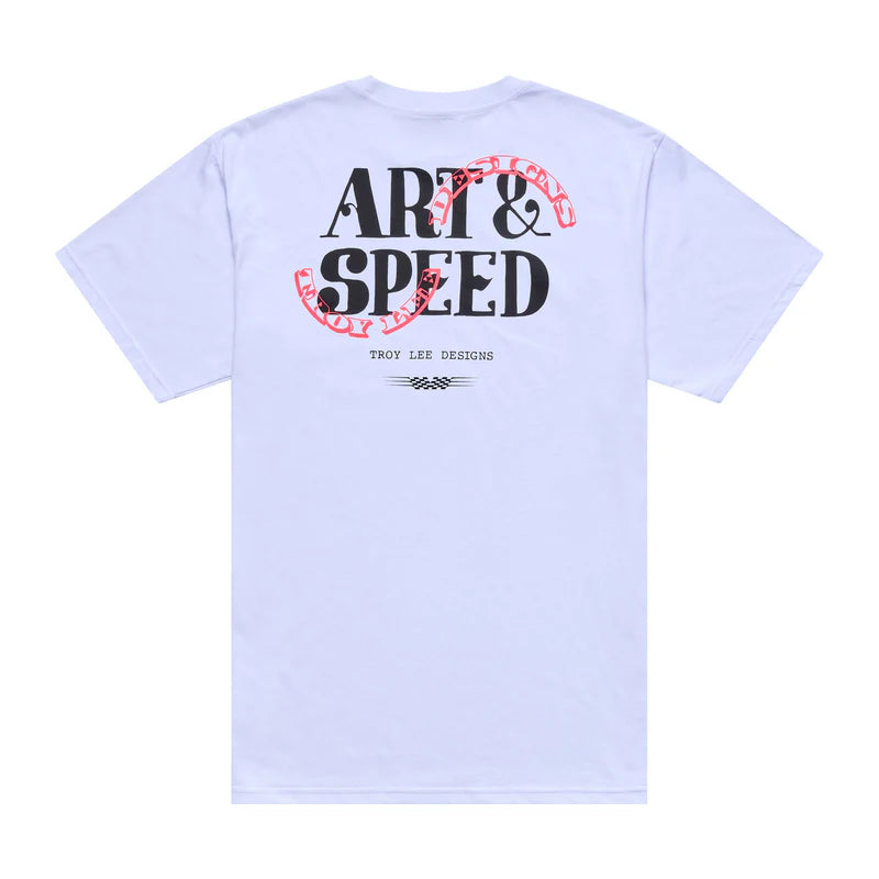 Troy Lee Designs Pink Slips Short Sleeve Tee - White