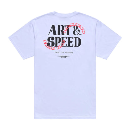 Troy Lee Designs Pink Slips Short Sleeve Tee - White