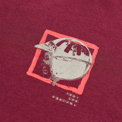 Troy Lee Designs Portrait Short Sleeve Tee - Sangria