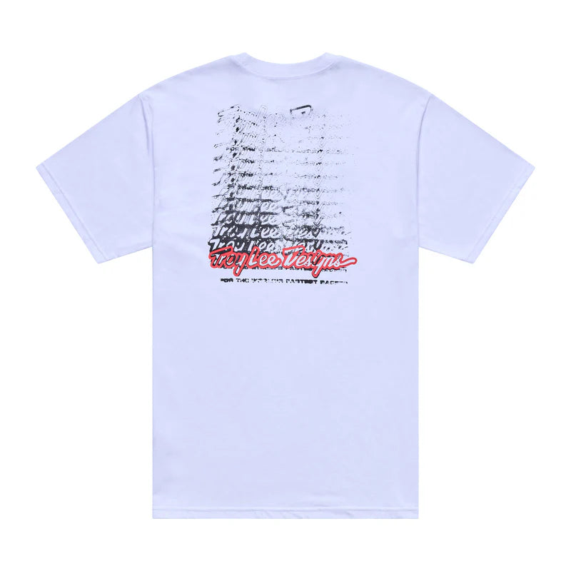Troy Lee Designs Repeat Short Sleeve Tee - White