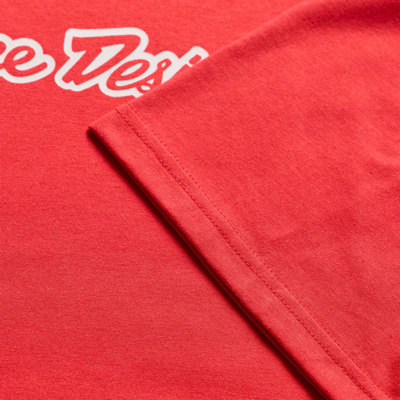 Troy Lee Designs Signature Short Sleeve Tee - Scarlet Glo