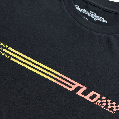 Troy Lee Designs Stripes Short Sleeve Tee - Black