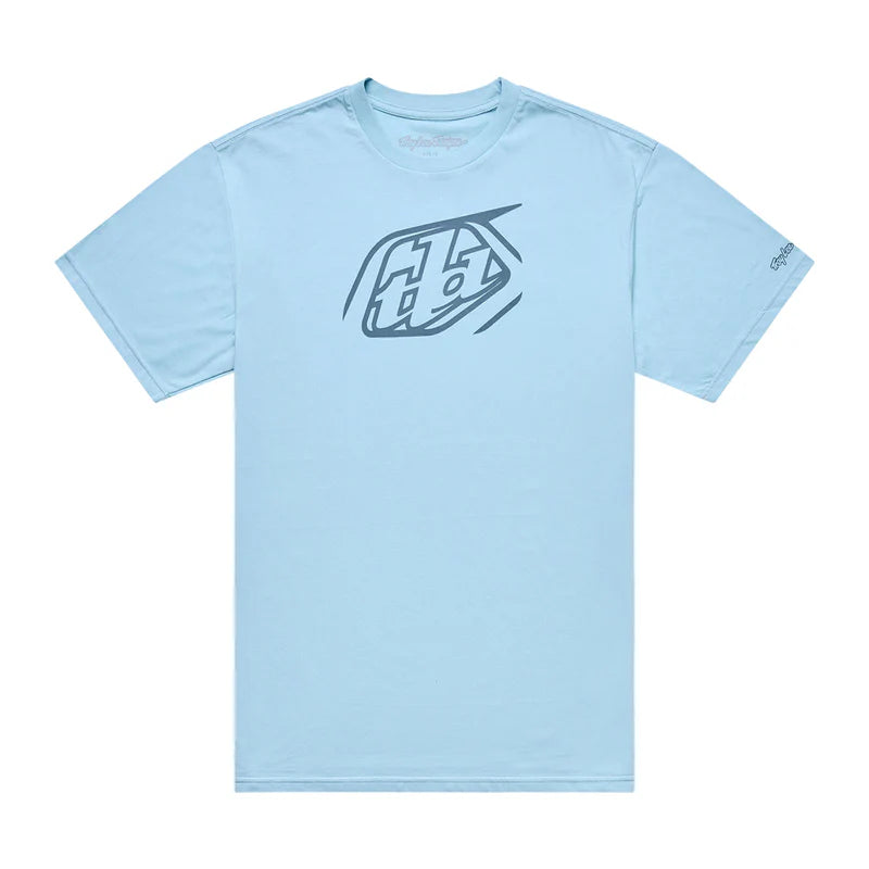 Troy Lee Designs Badge Short Sleeve Tee - Dawn Blue