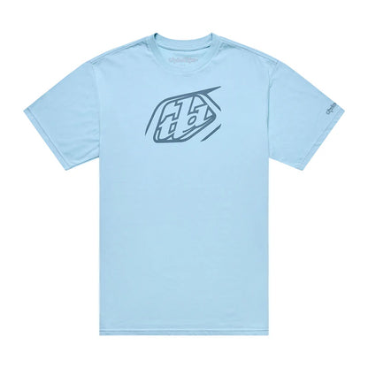 Troy Lee Designs Badge Short Sleeve Tee - Dawn Blue