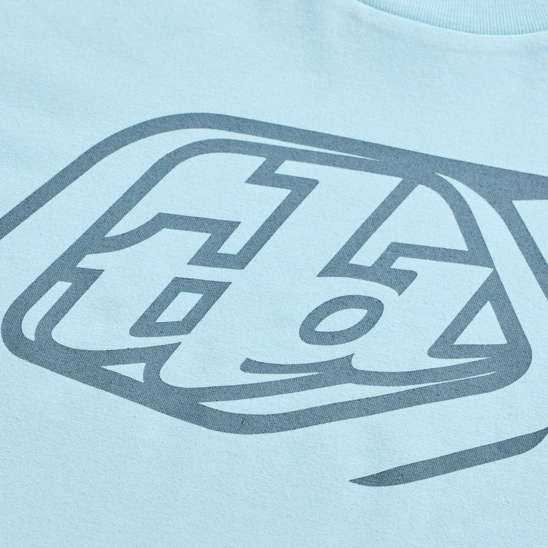 Troy Lee Designs Badge Short Sleeve Tee - Dawn Blue