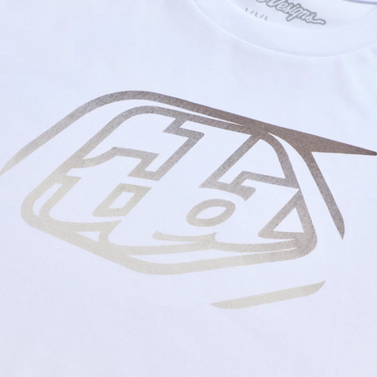 Troy Lee Designs Badge Short Sleeve Tee - White