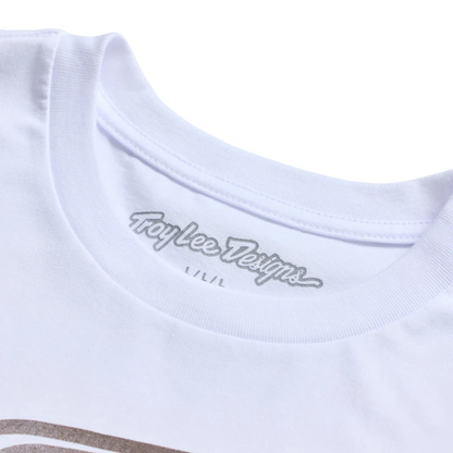 Troy Lee Designs Badge Short Sleeve Tee - White