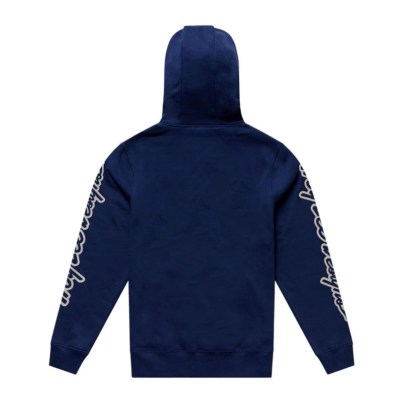 Troy Lee Designs Zip Up Hoodie - Badge - Navy-Sage
