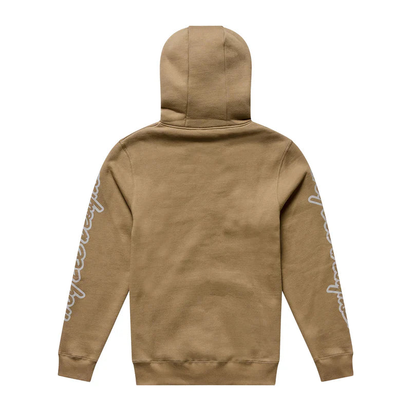 Troy Lee Designs Zip Up Hoodie - Badge - Sienna