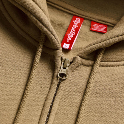 Troy Lee Designs Zip Up Hoodie - Badge - Sienna