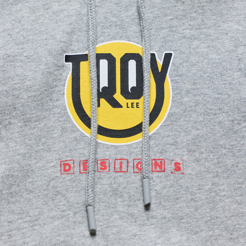 Troy Lee Designs Pullover Hoodie - Happy Dayz - Gray Heather