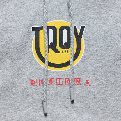 Troy Lee Designs Pullover Hoodie - Happy Dayz - Gray Heather