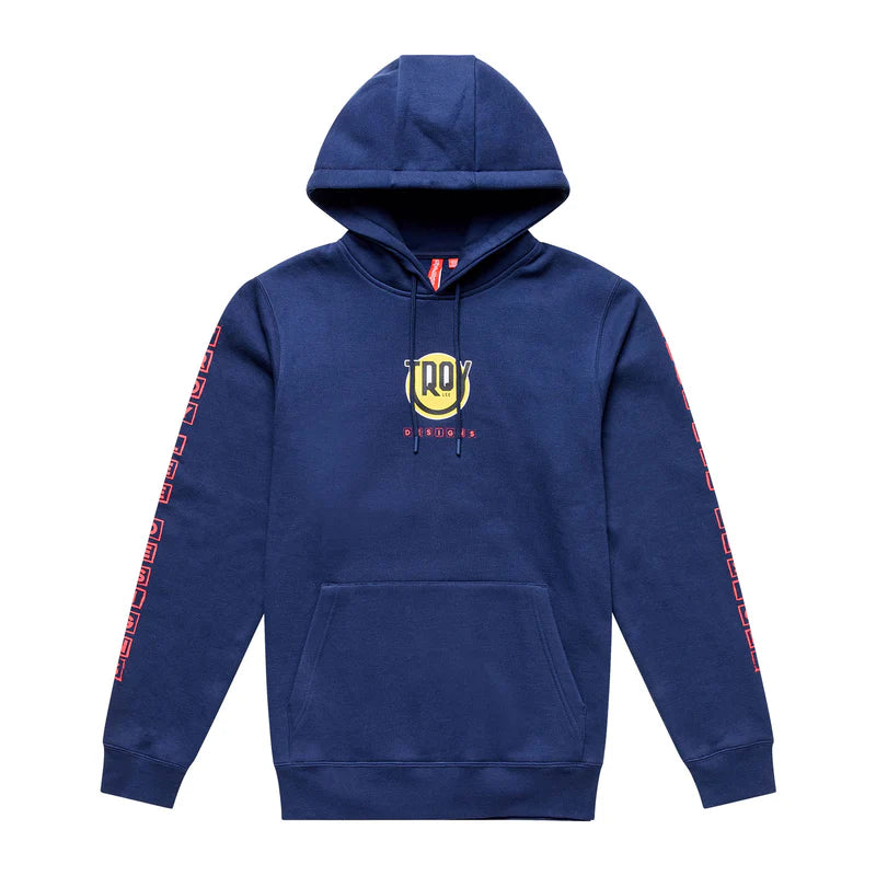 Troy Lee Designs Pullover Hoodie - Happy Dayz - Navy