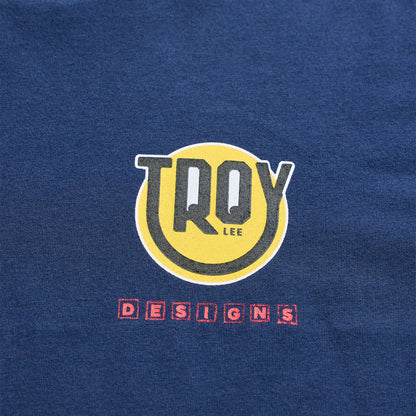 Troy Lee Designs Happy Dayz Short Sleeve Tee - Navy