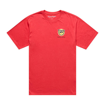 Troy Lee Designs Happy Dayz Short Sleeve Tee - Scarlet
