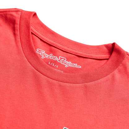 Troy Lee Designs Happy Dayz Short Sleeve Tee - Scarlet