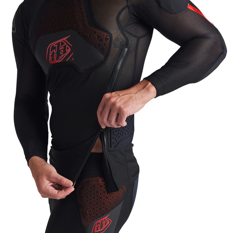 Troy Lee Designs Stage Ghost D30 Long Sleeve Baselayer - Black