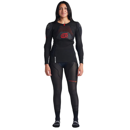 Troy Lee Designs Stage Ghost D30 Long Sleeve Baselayer - Black
