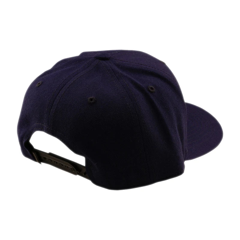 Troy Lee Designs Badge Curved Snapback Hat - Indigo