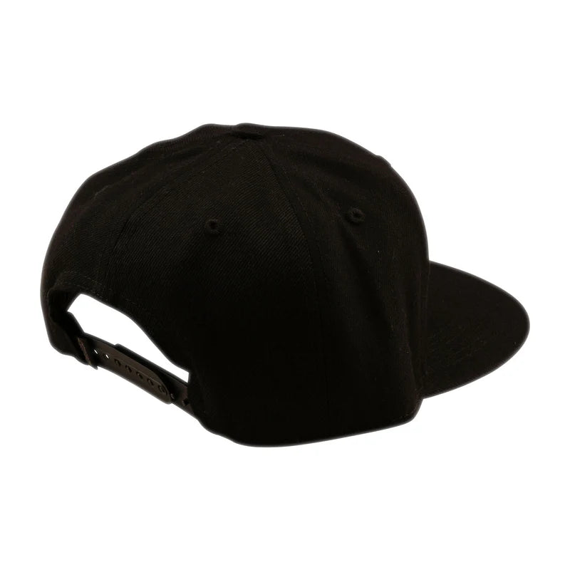 Troy Lee Designs Happy Dayz Flat Bill Snapback Hat - Black
