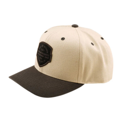 Troy Lee Designs Imprint Curved Snapback Hat - Pumice-Black