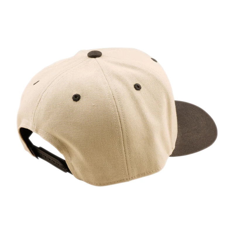 Troy Lee Designs Imprint Curved Snapback Hat - Pumice-Black