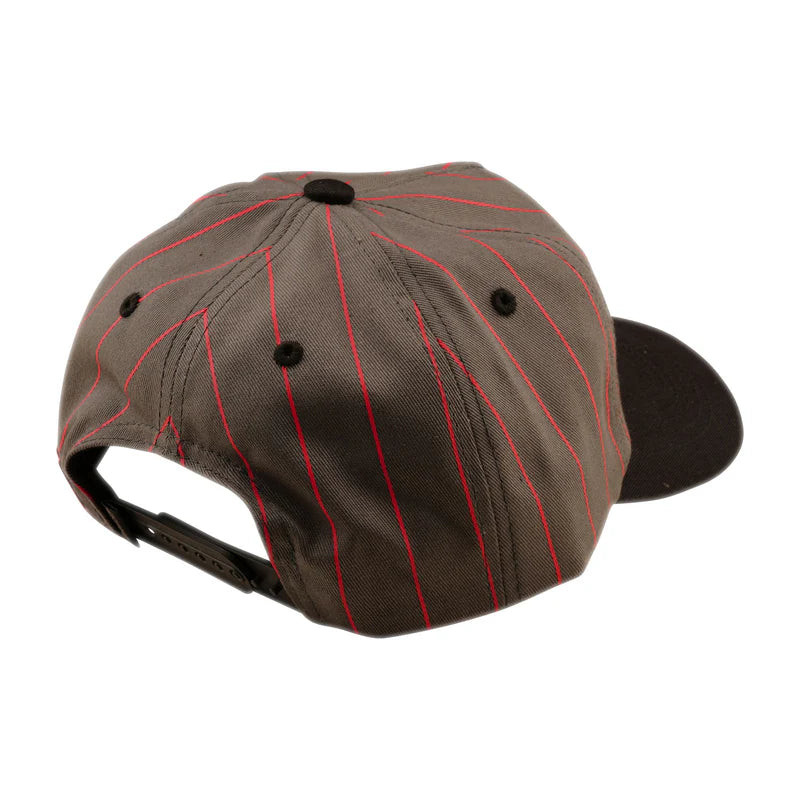 Troy Lee Designs Medieval Unstructured Curved Snapback Hat - Gray-Red