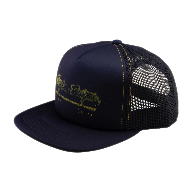 Troy Lee Designs Repeat Trucker Snapback Hat - Indigo