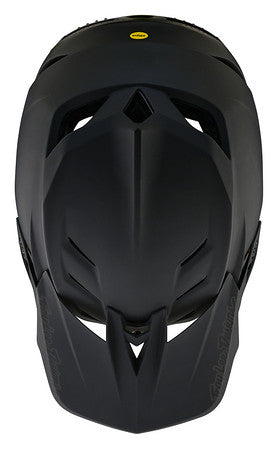 Troy Lee Designs D4 Composite Full Face Helmet with MIPS - Stealth - Black