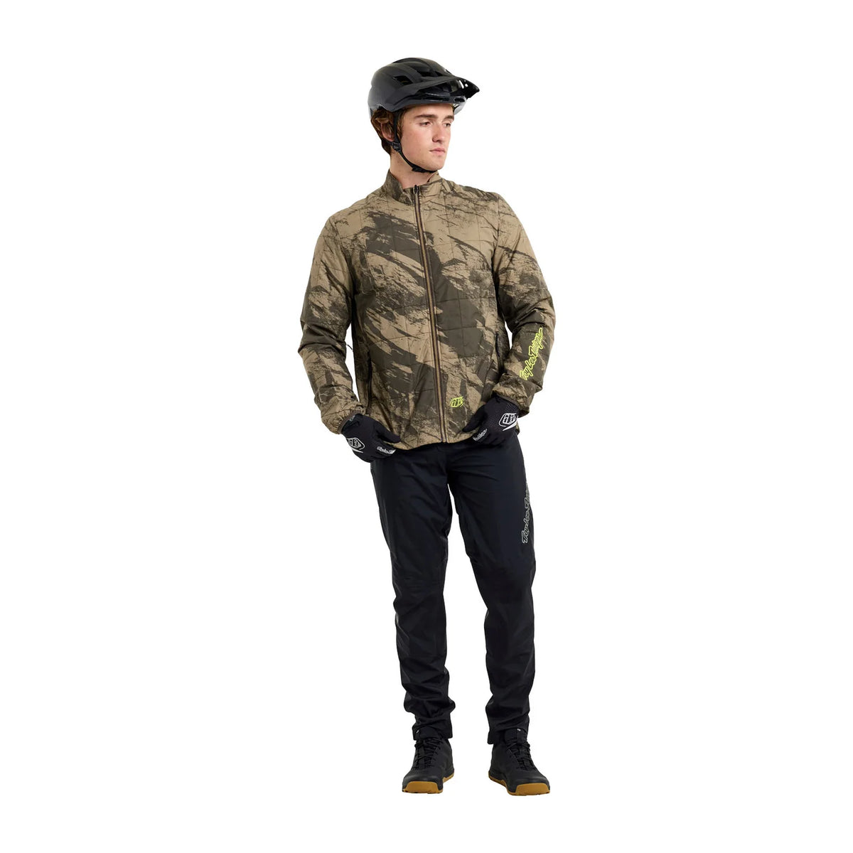 Troy Lee Designs Crestline Cycling Jacket - Rockslide - Timber