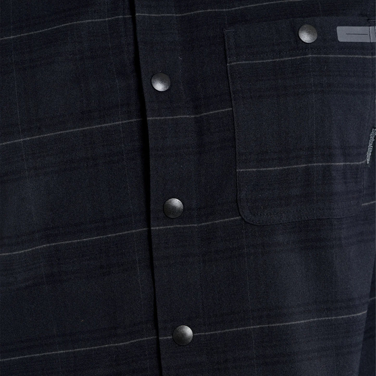 Troy Lee Designs Grind Flannel Plaid Shirt - Carbon