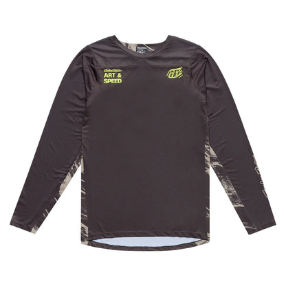 Troy Lee Designs Skyline Long Sleeve MTB Jersey - Elemental - Dark Earth