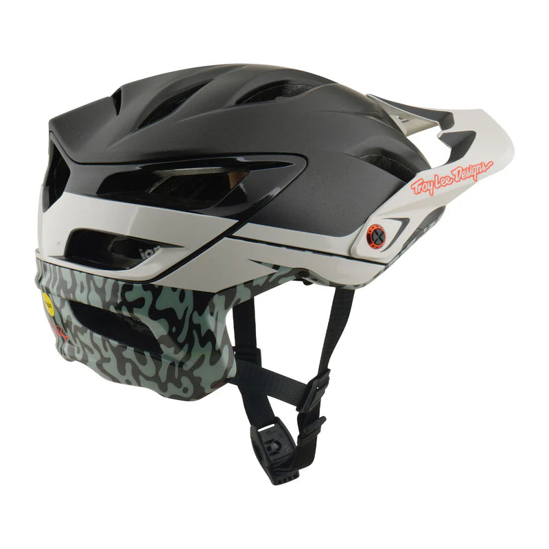 Troy Lee Designs A3 MTB Helmet - Halo - Charcoal-Pumice