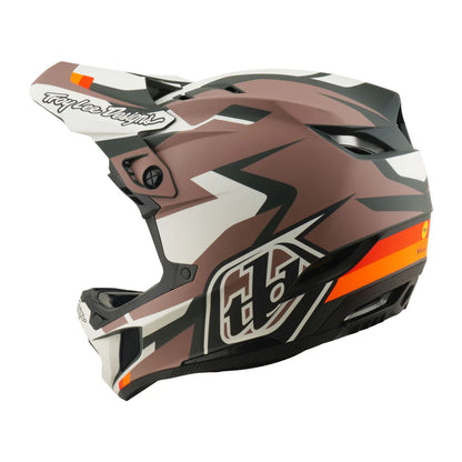 Troy Lee Designs D4 Polyacrylite Full Face Helmet - Roamer - Clay