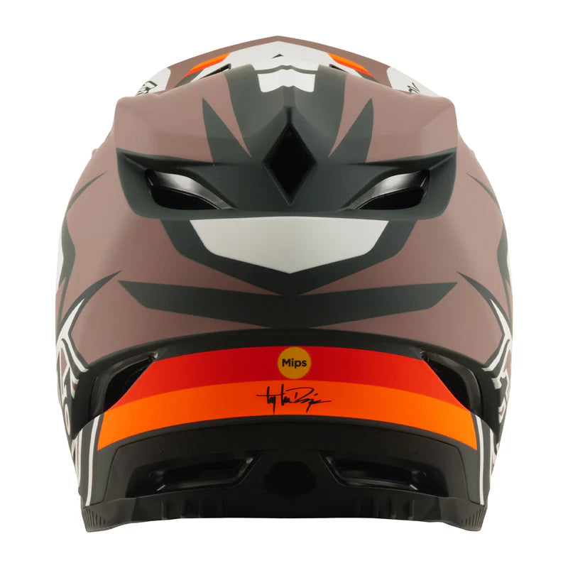 Troy Lee Designs D4 Polyacrylite Full Face Helmet - Roamer - Clay