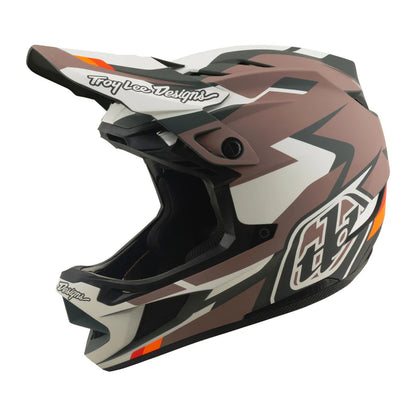 Troy Lee Designs D4 Polyacrylite Full Face Helmet - Roamer - Clay