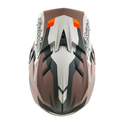 Troy Lee Designs D4 Polyacrylite Full Face Helmet - Roamer - Clay