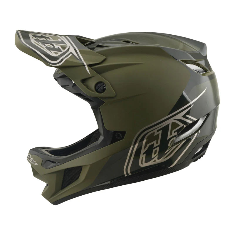Troy Lee Designs D4 Polyacrylite Full Face Helmet - Shadow - Beetle