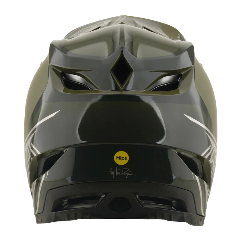 Troy Lee Designs D4 Polyacrylite Full Face Helmet - Shadow - Beetle
