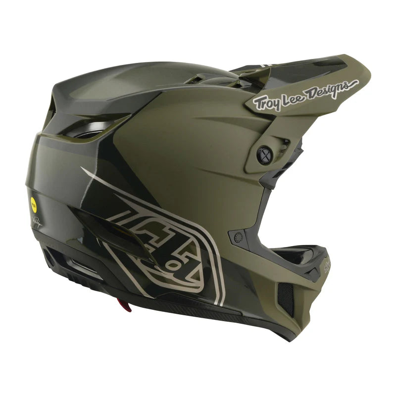 Troy Lee Designs D4 Polyacrylite Full Face Helmet - Shadow - Beetle