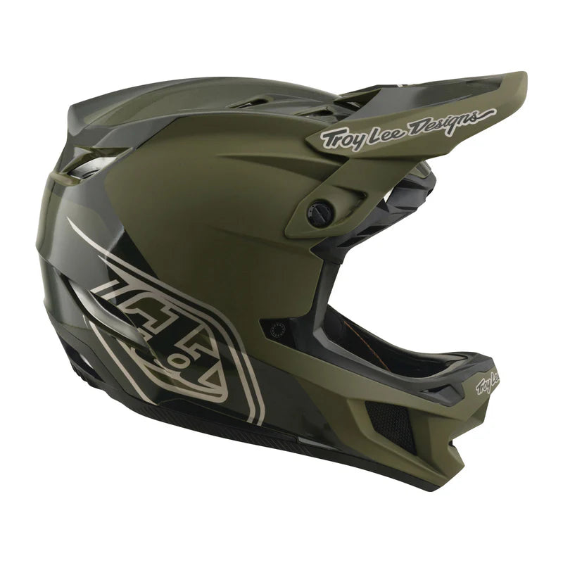 Troy Lee Designs D4 Polyacrylite Full Face Helmet - Shadow - Beetle