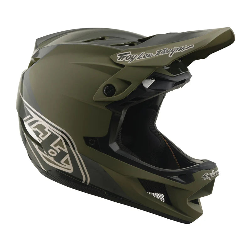 Troy Lee Designs D4 Polyacrylite Full Face Helmet - Shadow - Beetle