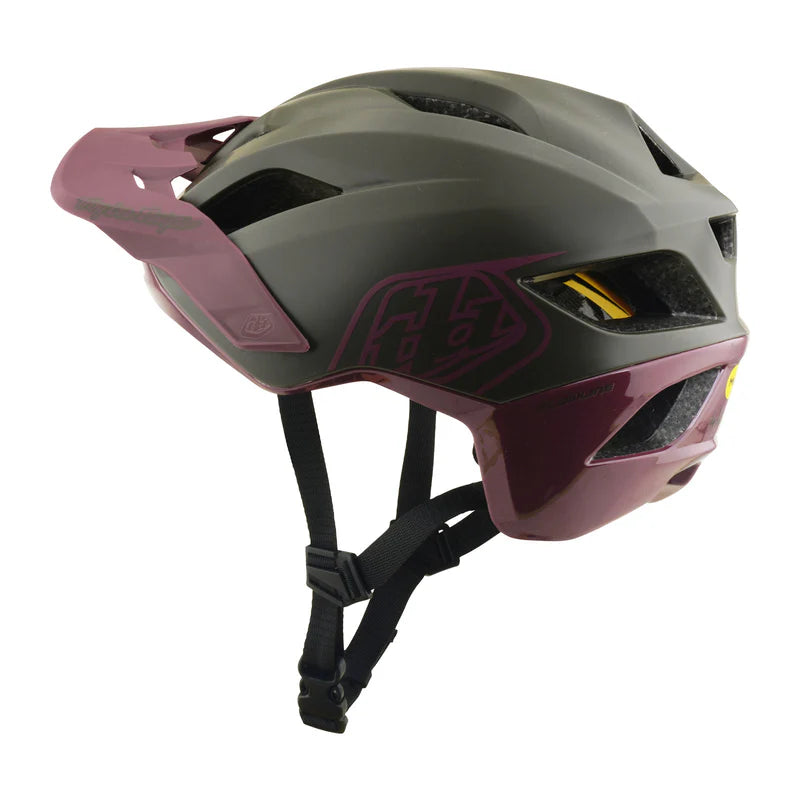 Troy Lee Designs Flowline MTB Helmet - Point - Caper-Prune