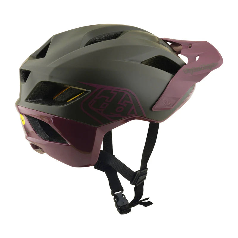 Troy Lee Designs Flowline MTB Helmet - Point - Caper-Prune