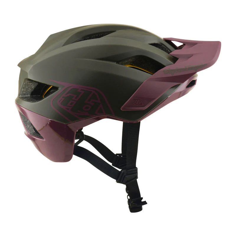 Troy Lee Designs Flowline MTB Helmet - Point - Caper-Prune