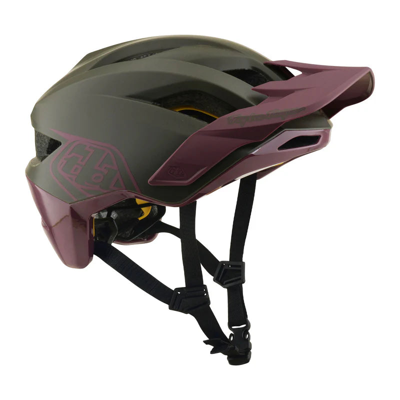 Troy Lee Designs Flowline MTB Helmet - Point - Caper-Prune